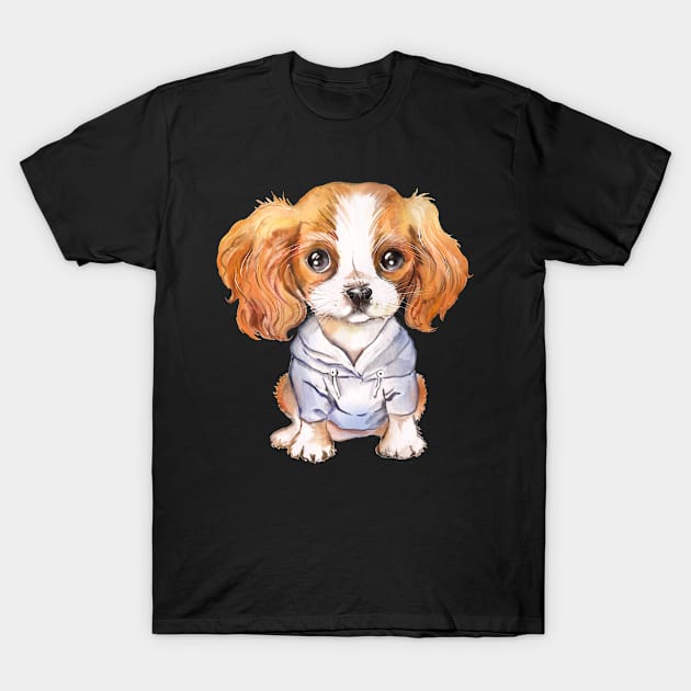 Spaniel dog with love T-Shirt by Lever K mauldin